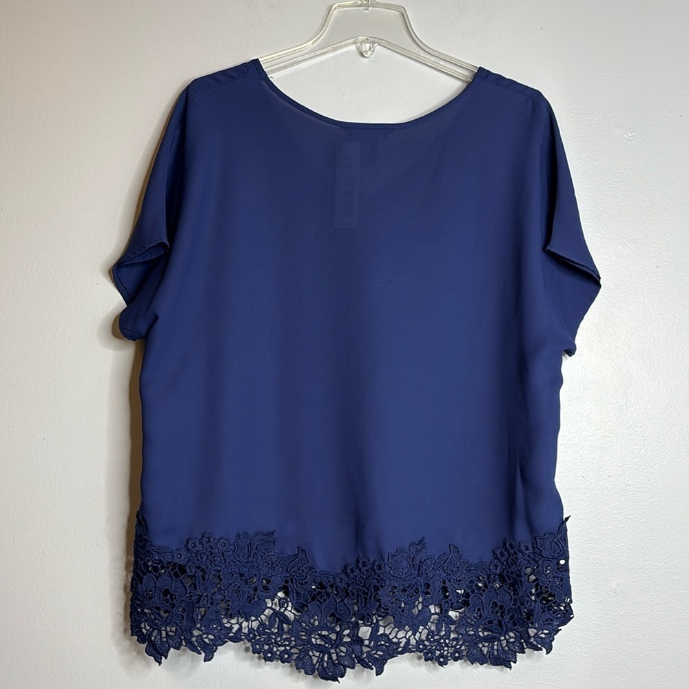 INVESTMENTS LACE BLOUSE - Picture 5 of 5